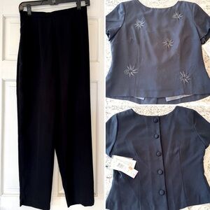 POSITIVE ATTITUDE Black Pants‎ Suit
